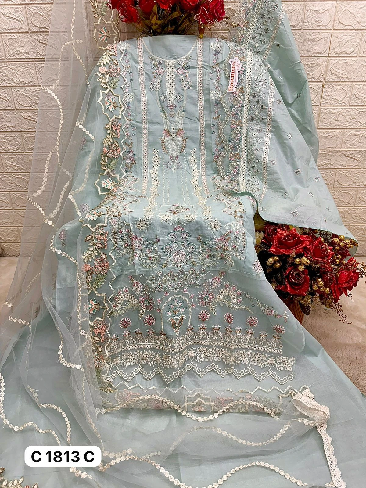 Fepic C 1813 Pure Cotton Wholesale Pakistani Salwar Suit Catalog — Wholesale Pakistani Suits, MPA wholesale from Surat - Gallery Image 2